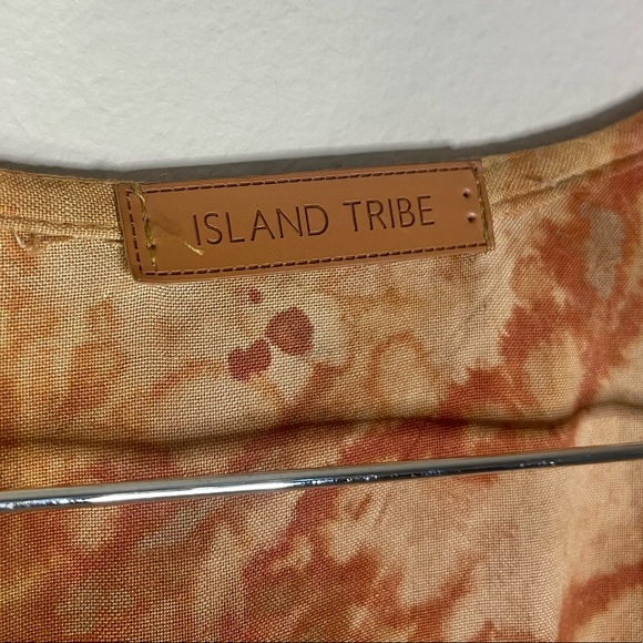 Island Tribe | Bohemian Berkeley Tie Dye Wrap Maxi Dress - One Size - Picture 5 of 7